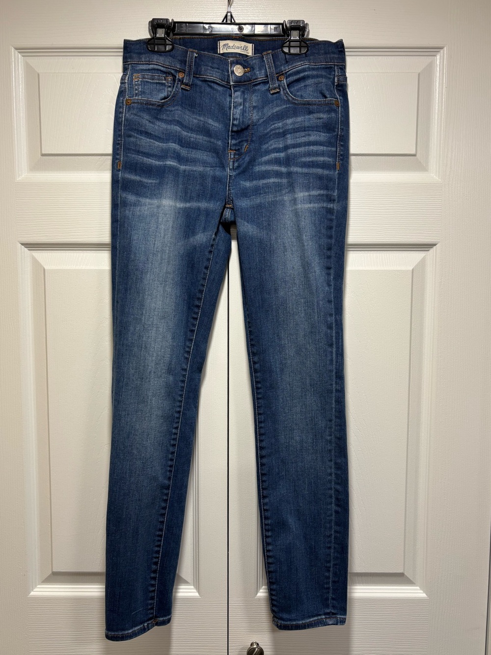 Madewell Skinny Jeans Size 26 High Rise Dark Wash Stretch Denim